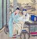 China: <i>chun hua</i> erotic 'Spring Picture' depicting two male lovers, mid-Qing period, mid-18th century, artist unknown